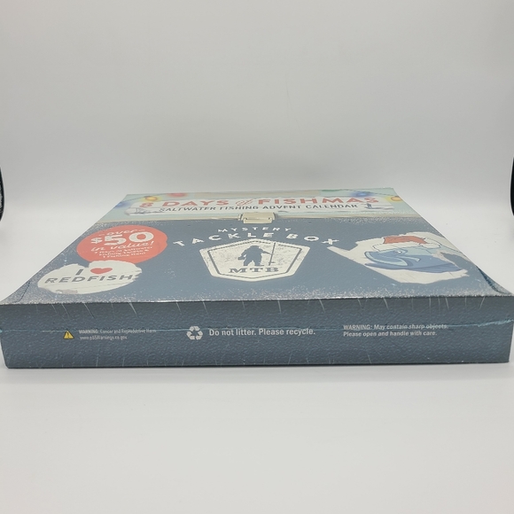 Catch Co. 8 Days of Fishmas Saltwater Fishing Advent Calendar Mystery Tackle Box - Picture 4 of 9